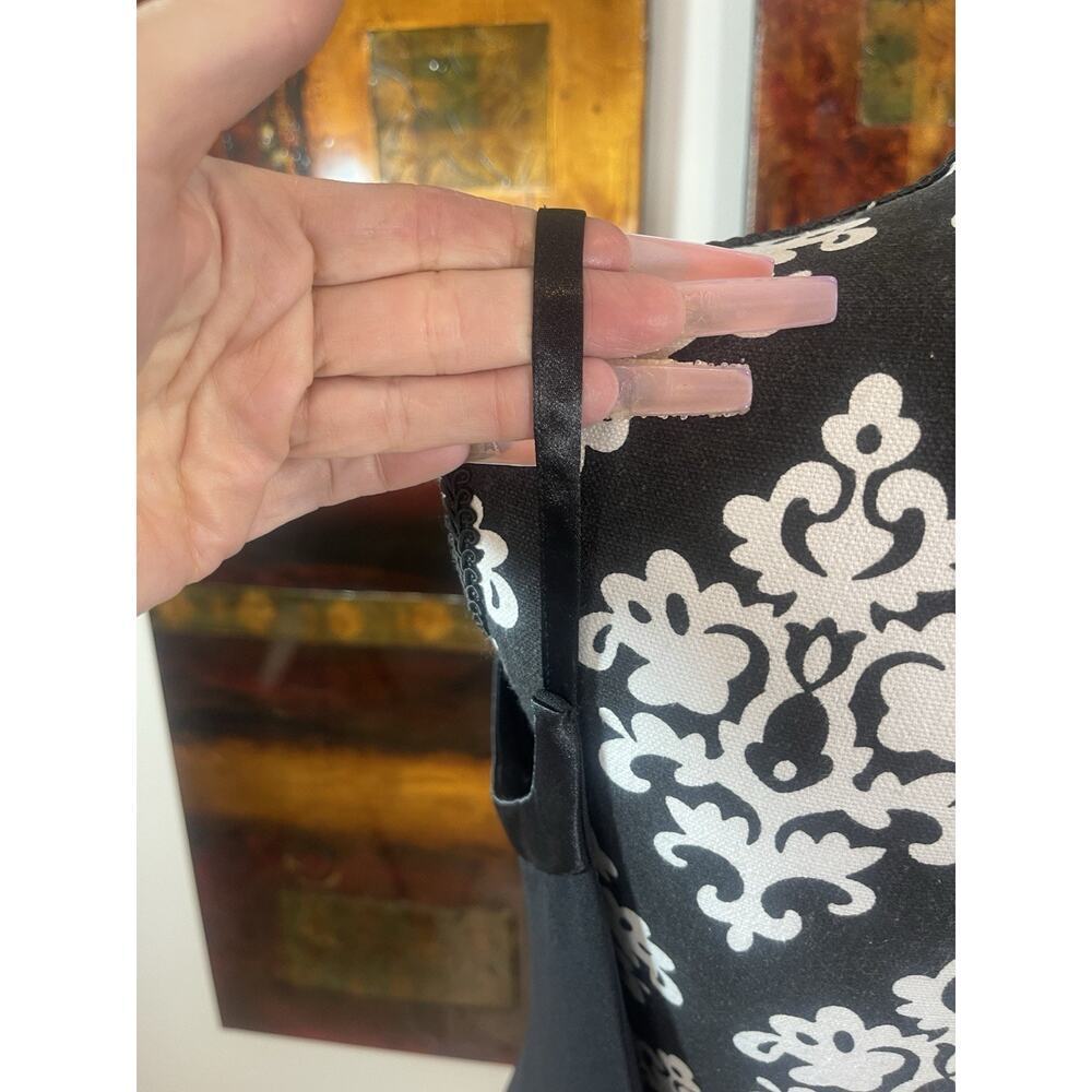 NWT Donna Morgan Laura Gown Black Women's Formal Evening Dress Prom Size 10​​ - Picture 5 of 7